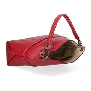 Borsa a spalla da donna In Vera pelle Made in Italy 36,5x28x10,5 cm