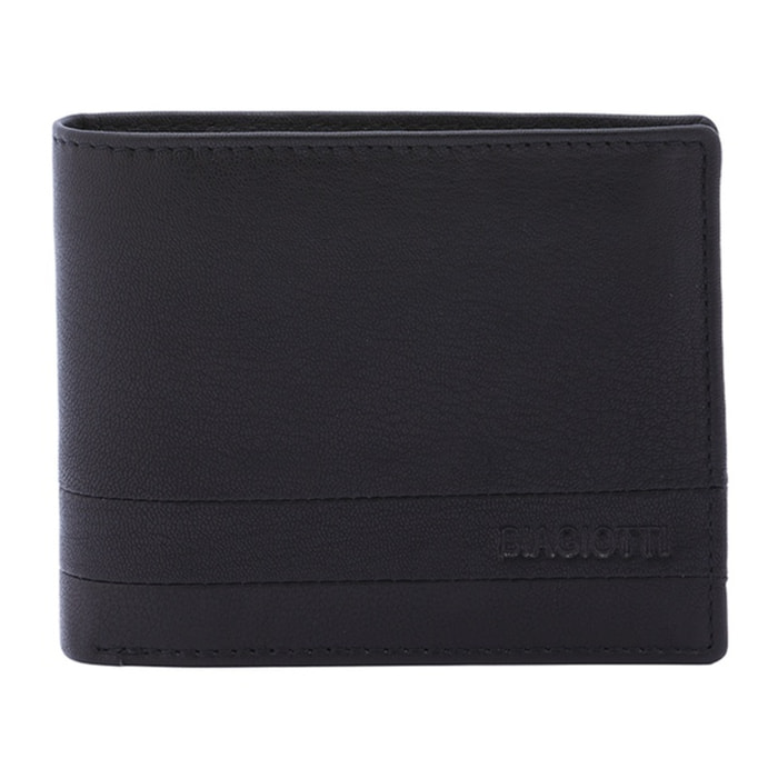 Portafoglio uomo in vera pelle - Modello False - Casual - 9.5 x 12.0 x 3.0 cm
