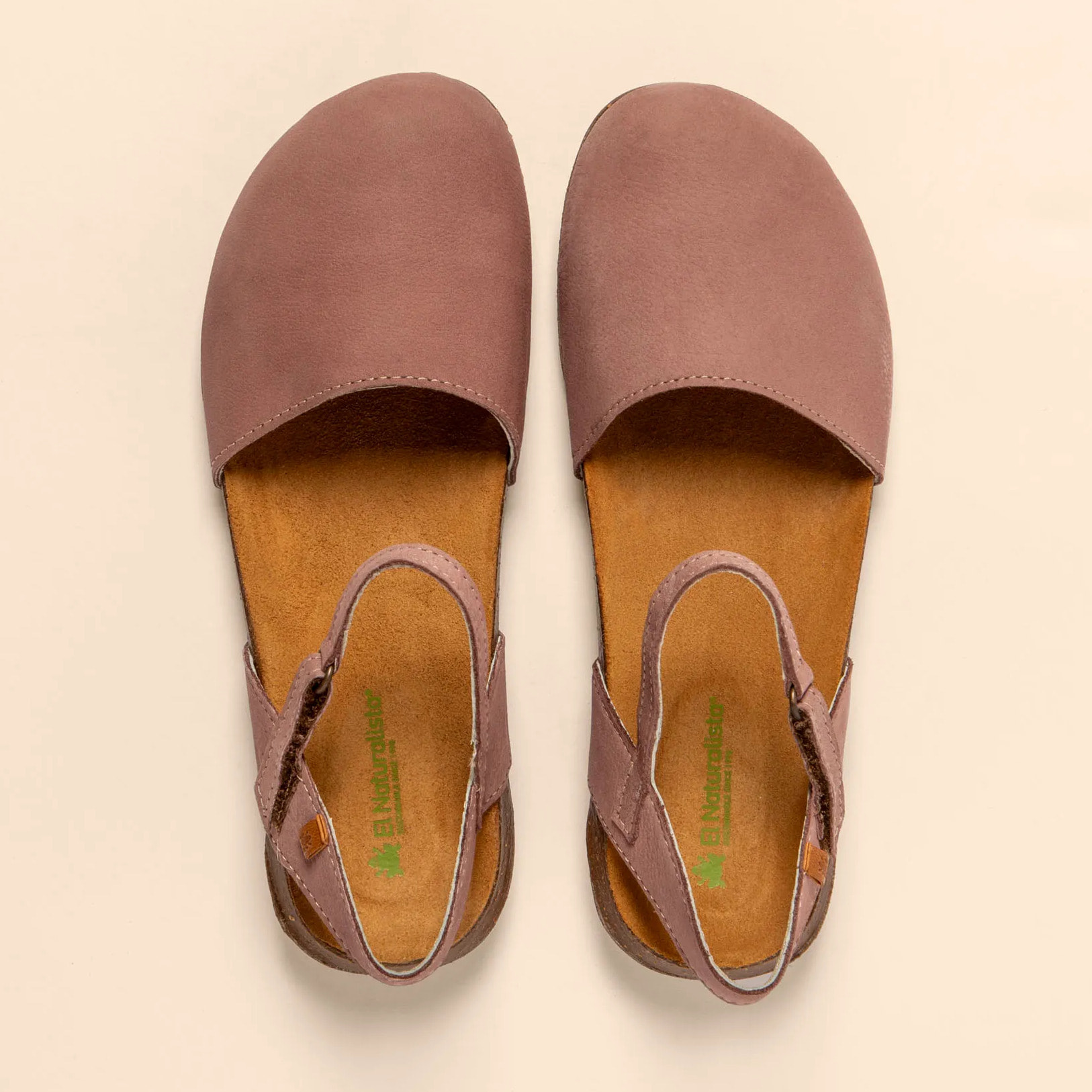 Sandalias N412 NOBUCK LAVADO MALVA / WAKATAUA color Malva