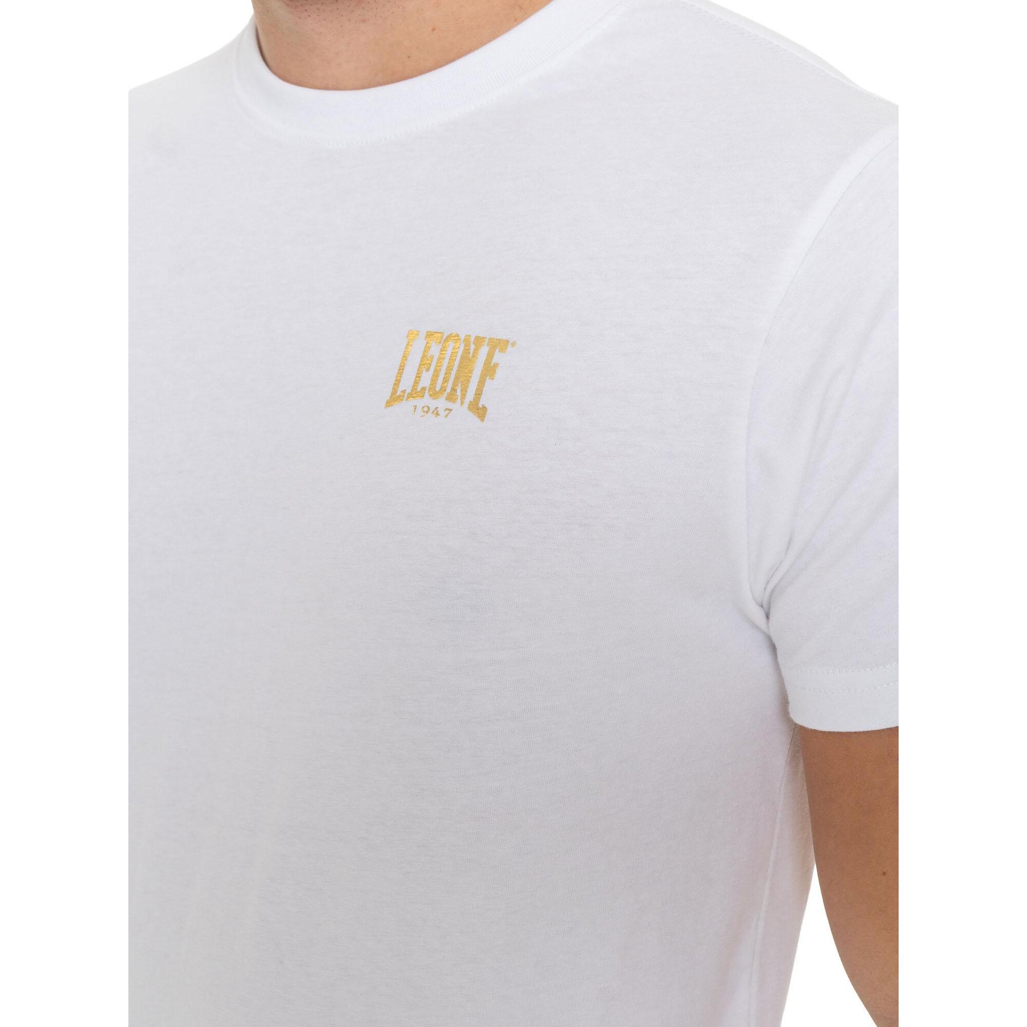 Camiseta dorada de manga corta para hombre