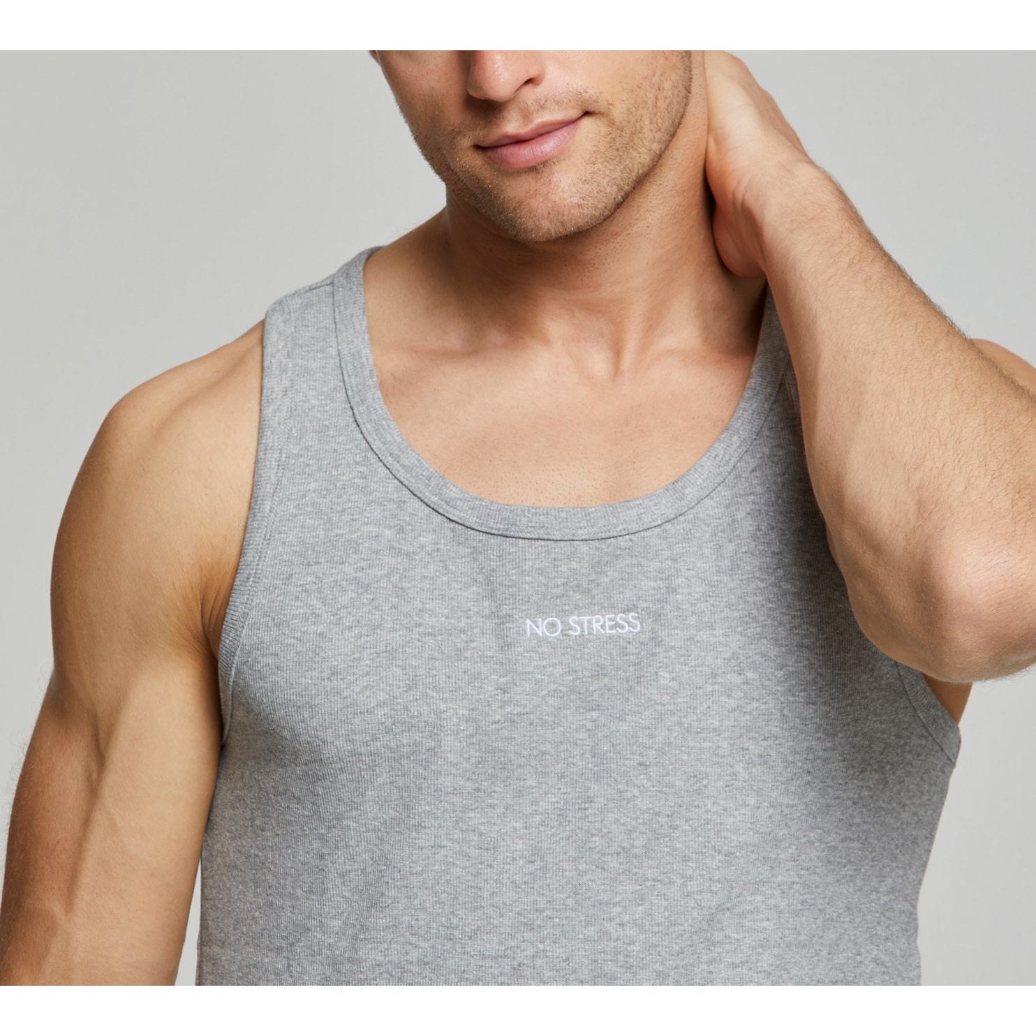 Canotta uomo no stress slim fit cotone