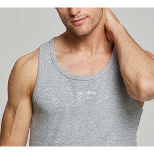 Canotta uomo no stress slim fit cotone