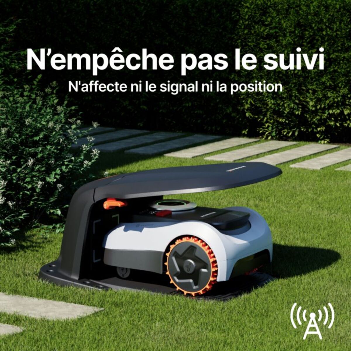Garage NAVIMOW M pour robot tondeuse Segway Navimow serie i2 LiDAR et LiDAR Pro