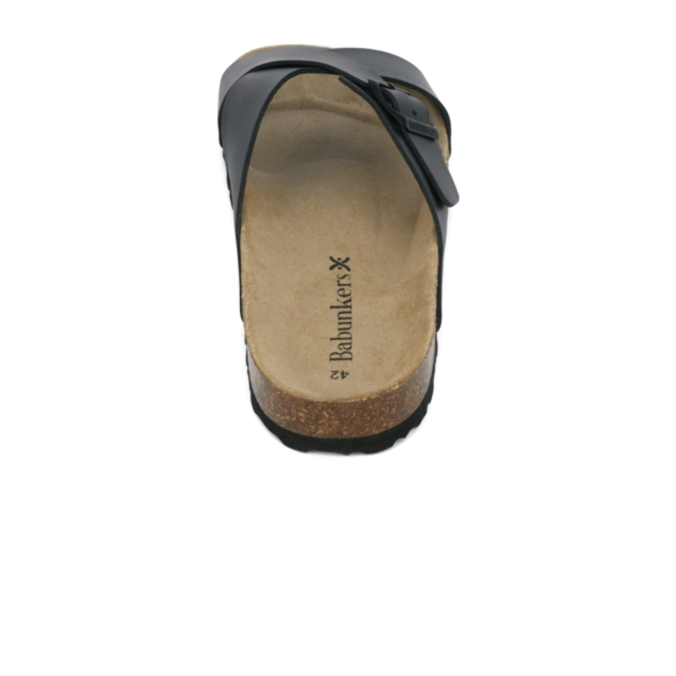 SANDALIA CÁDIZ BABUNKERS NEGRO