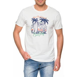 Camiseta Hot Buttered MAGNETIC Blanco