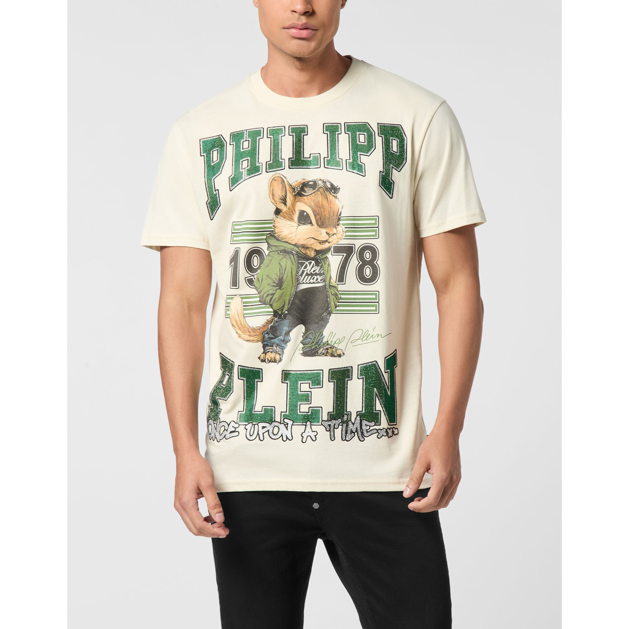 PHILIPP PLEIN T-Shirt Round Neck Ss COLLEGE