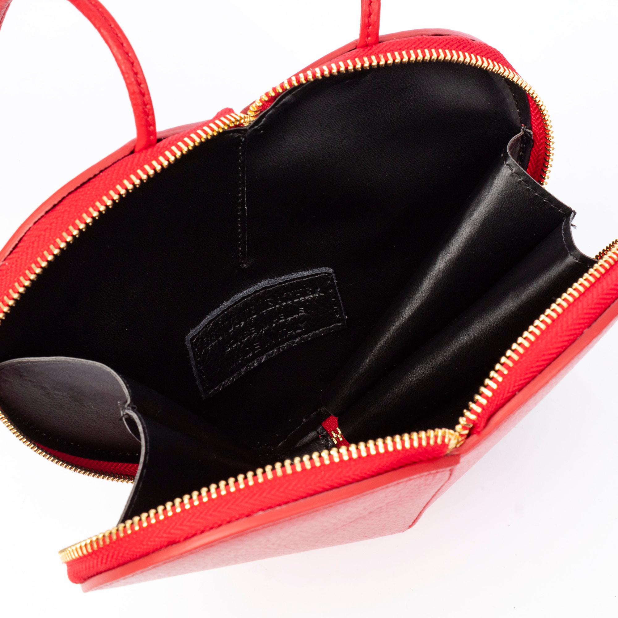 Barbaresco bolso de hombro mujer, con forma de corazón. Piel auténtica Dollaro.