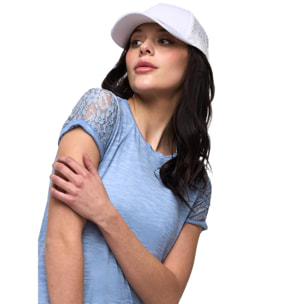 T-shirt a maniche corte da donna Leone Lace
