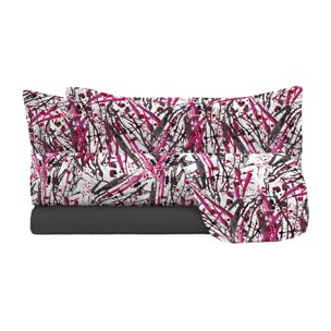 COMPLETO LETTO FASHION MADE IN ITALY MICROFIBRA- CRAZY SINGOLO