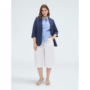 Fiorella Rubino - Blazer con maniche tre quarti - Blu