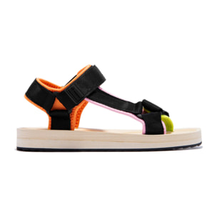 Sandalias De Mujer Forest Neo Negro / Beige D.Franklin