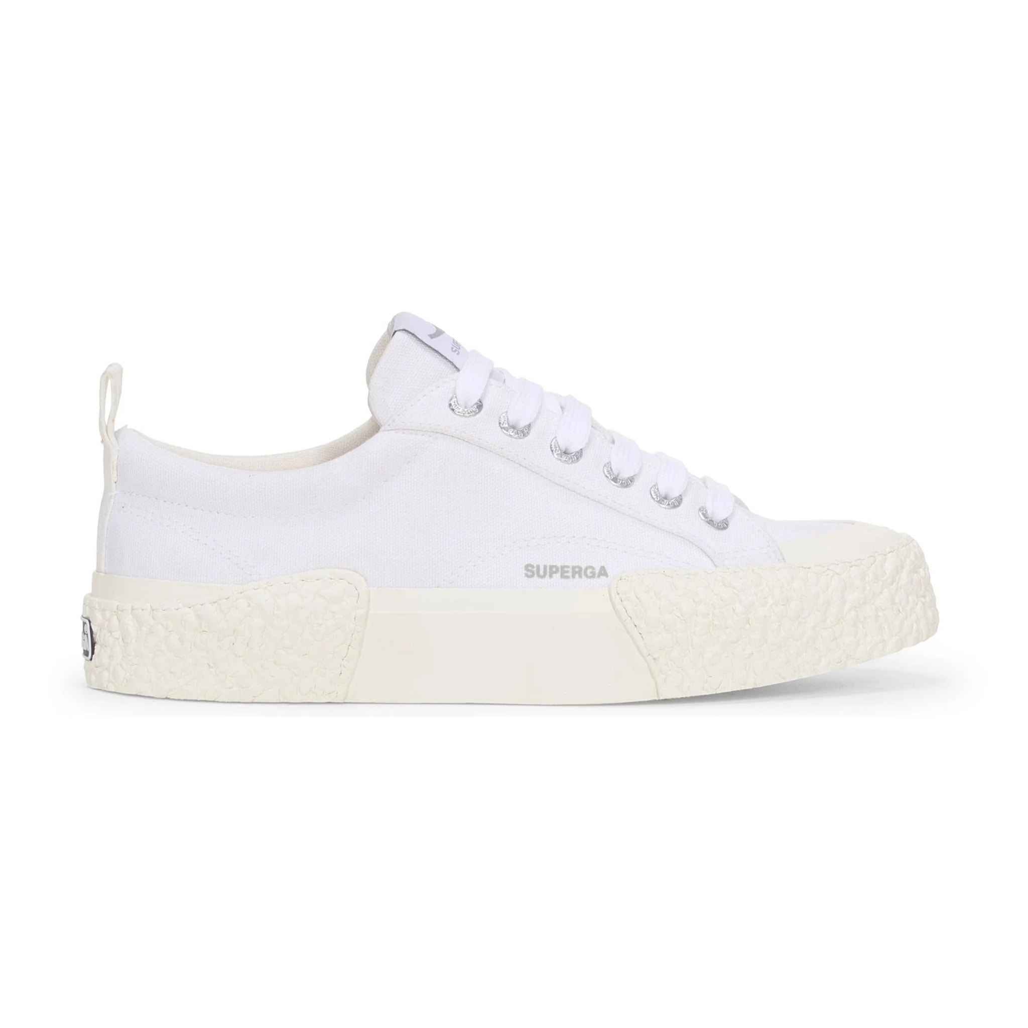 Superga - Sneakers Uomo Donna Bianco - 2660 Stripe Big Bumpers