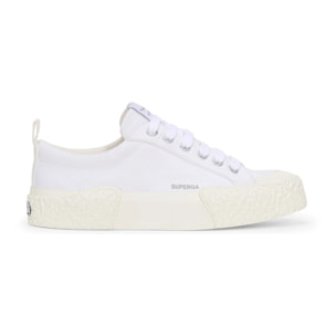 Superga - Sneakers Uomo Donna Bianco - 2660 Stripe Big Bumpers