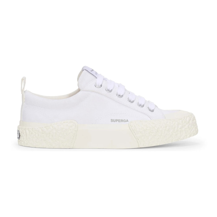 Superga - Sneakers Uomo Donna Bianco - 2660 Stripe Big Bumpers