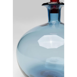 Vase Honeymoon Lid bleu 25cm Kare Design