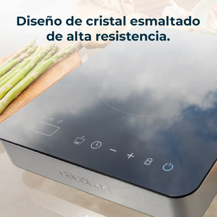 Cecotec Placa de inducción portátil Placa de inducción Full Magma Single