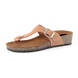 Sandalo flat Donna colore Cuoio