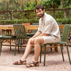 Sandalias N5860 PLEASANT WOOD / TABERNAS color Wood