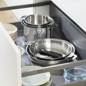 Batterie de cuisine LAGOSTINA Esperta triply 5 pièces + poignée