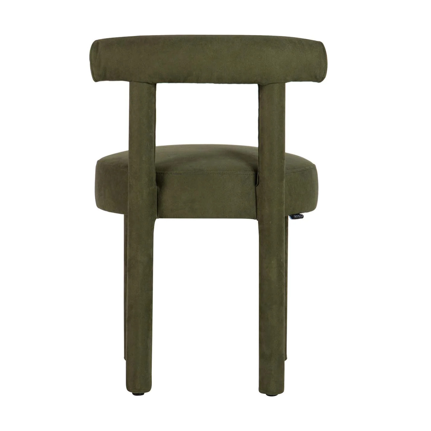 Silla Madera Arce Velvet Verde 49x52x75 Cm