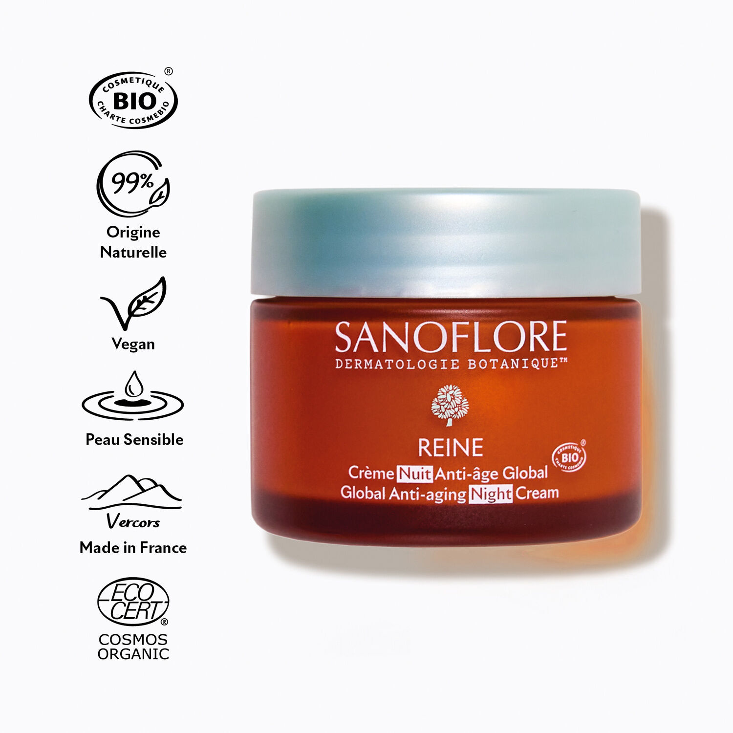 Reine - Crème de Nuit Anti-Âge Global 50 ml