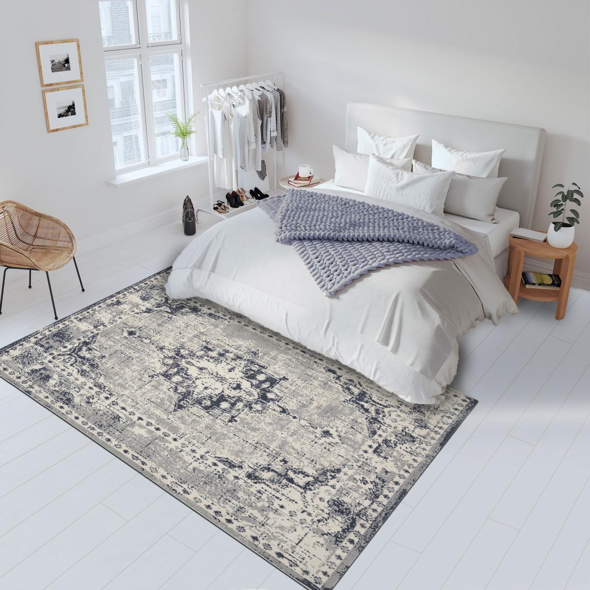 Tapis salon et chambre tissé motif oriental DEVE