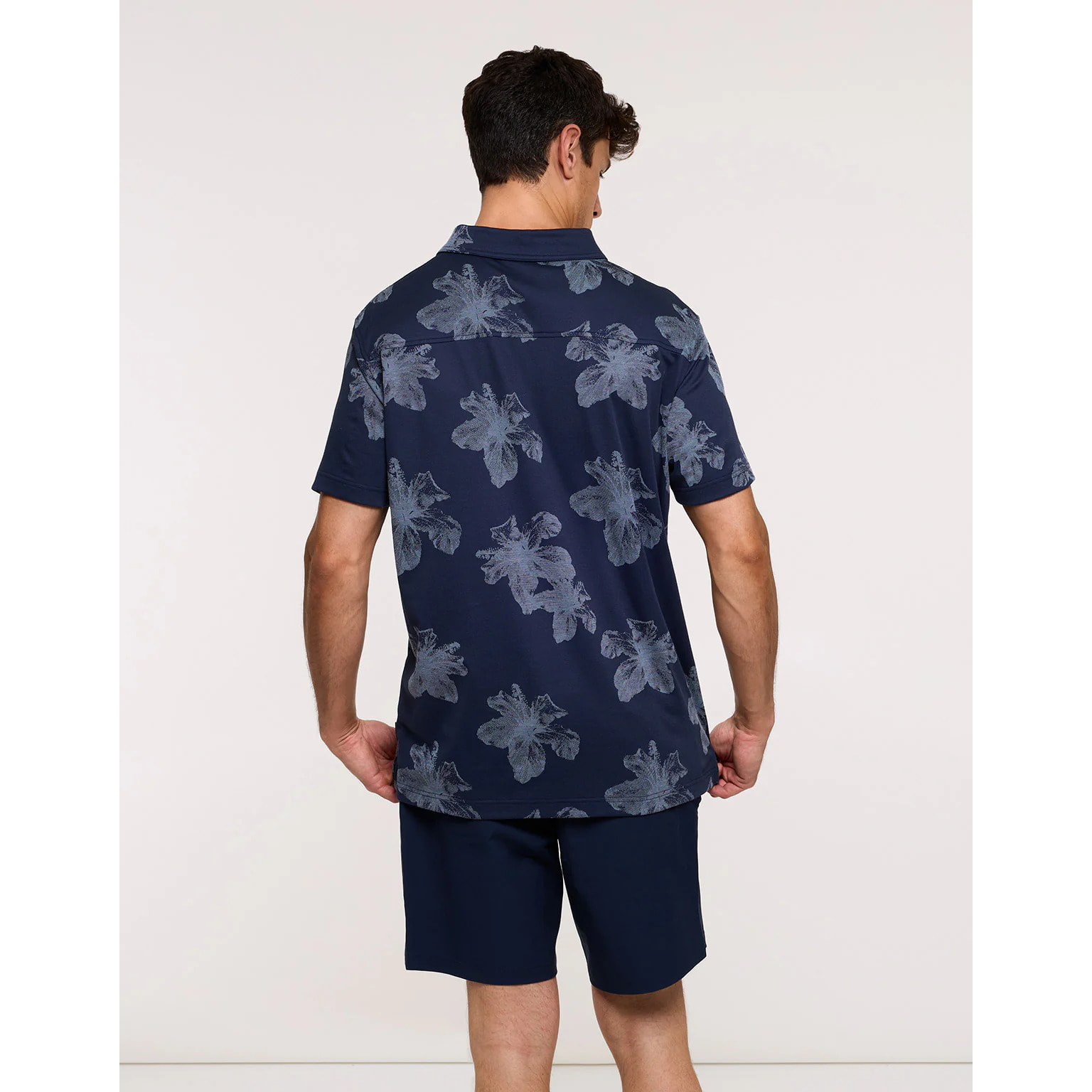 Camisa Manga Corta Azul Marino - Noxon