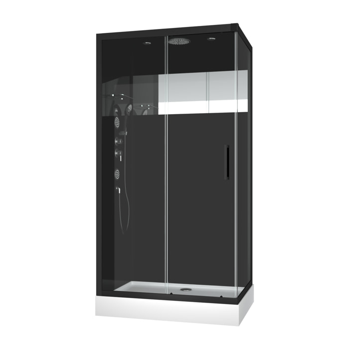 Cabine de douche MIRROR SPACE RECTANGLE rectangle 110x80x215cm