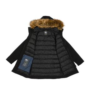 Parka DAHLIA acolchada impermeable negro