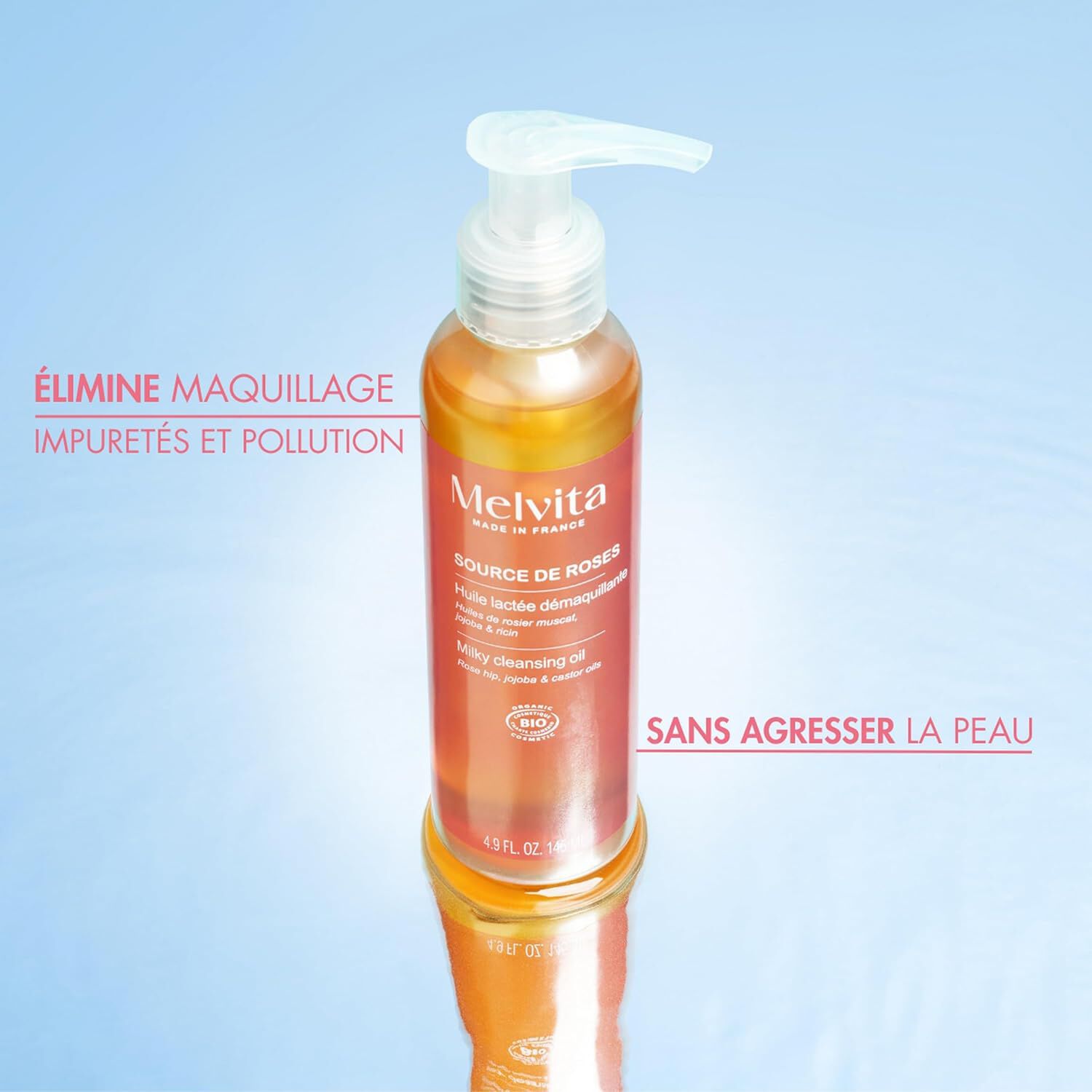 Source de Roses - Huile Lactée Démaquillante 145 ml