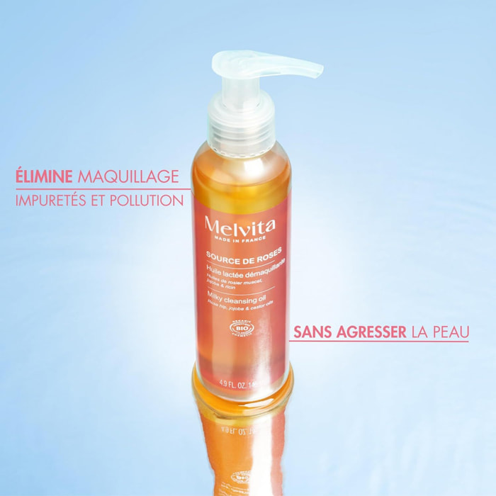 Source de Roses - Huile Lactée Démaquillante 145 ml
