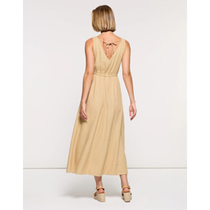 Vestido Midi Beige - Marilis