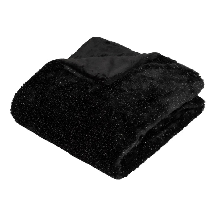 PLAID FOUR TILDE NOIR 130X180