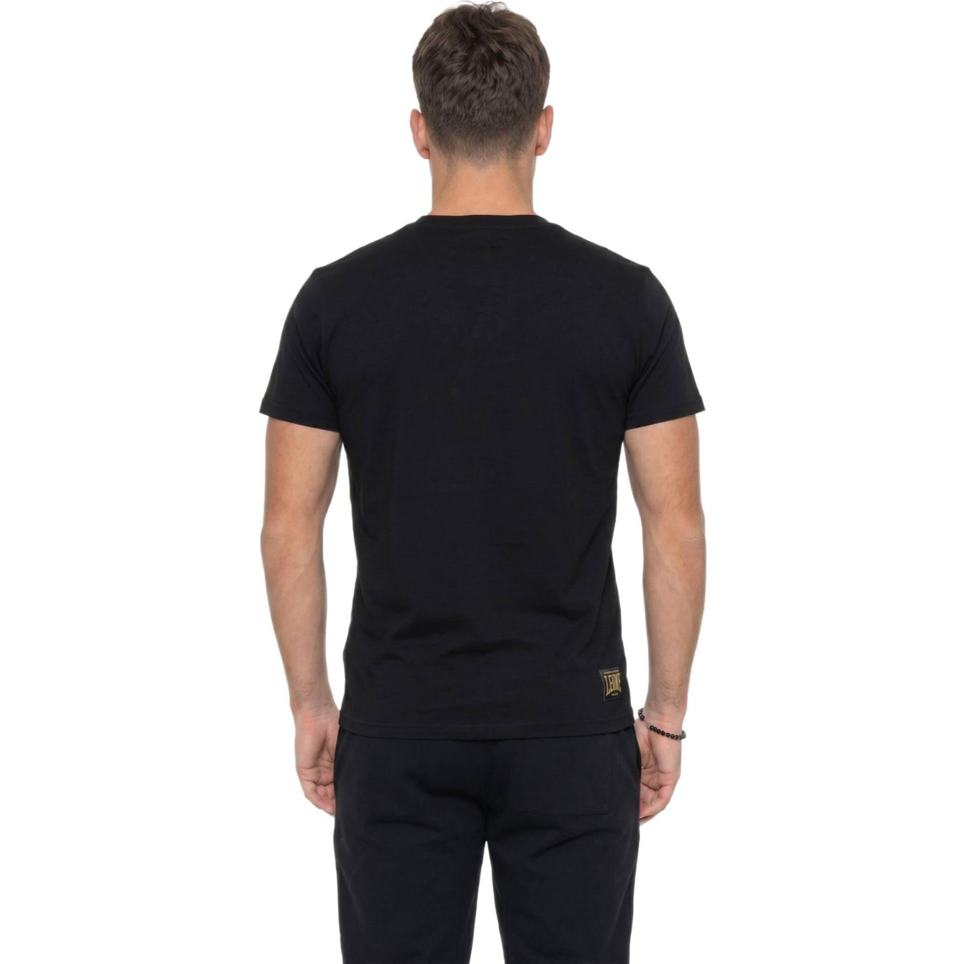 Camiseta de manga corta dorada para hombre