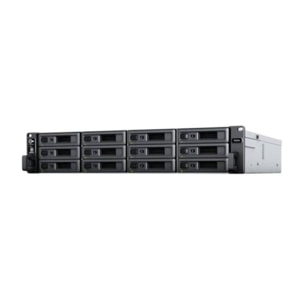 Synology RS2421+ – NAS Rackable 12 Baies – AMD Ryzen V1500B Quad-Core – 2 Go RAM DDR4 ECC – 2 x 1GbE – Extensible – Sauvegarde &