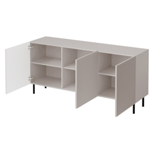 Timote - Buffet - écru - 3 portes - 156 cm - Écru