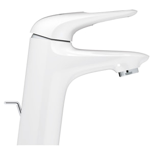 Mitigeur monocommande lavabo Eurostyle, Taille S, Blanc/chromé