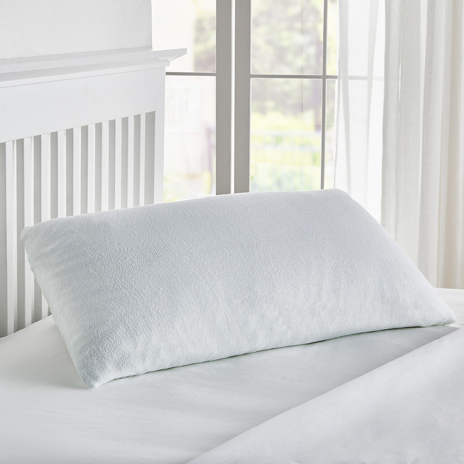 Funda de Almohada | Algodón de Rizo | Antialérgica | Impermeable | Ideal para personas calurosas