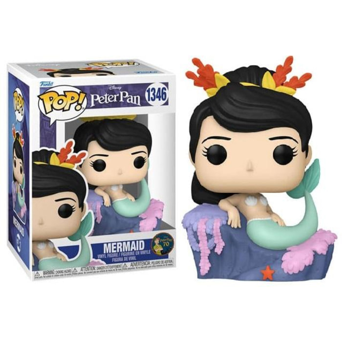 Peter Pan 70th Funko POP Disney Vinile Figura Sirenetta 9 cm