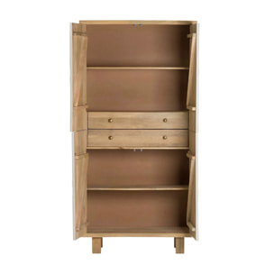Cabinet Madera Mango Marron Janto 100x45x200 Cm