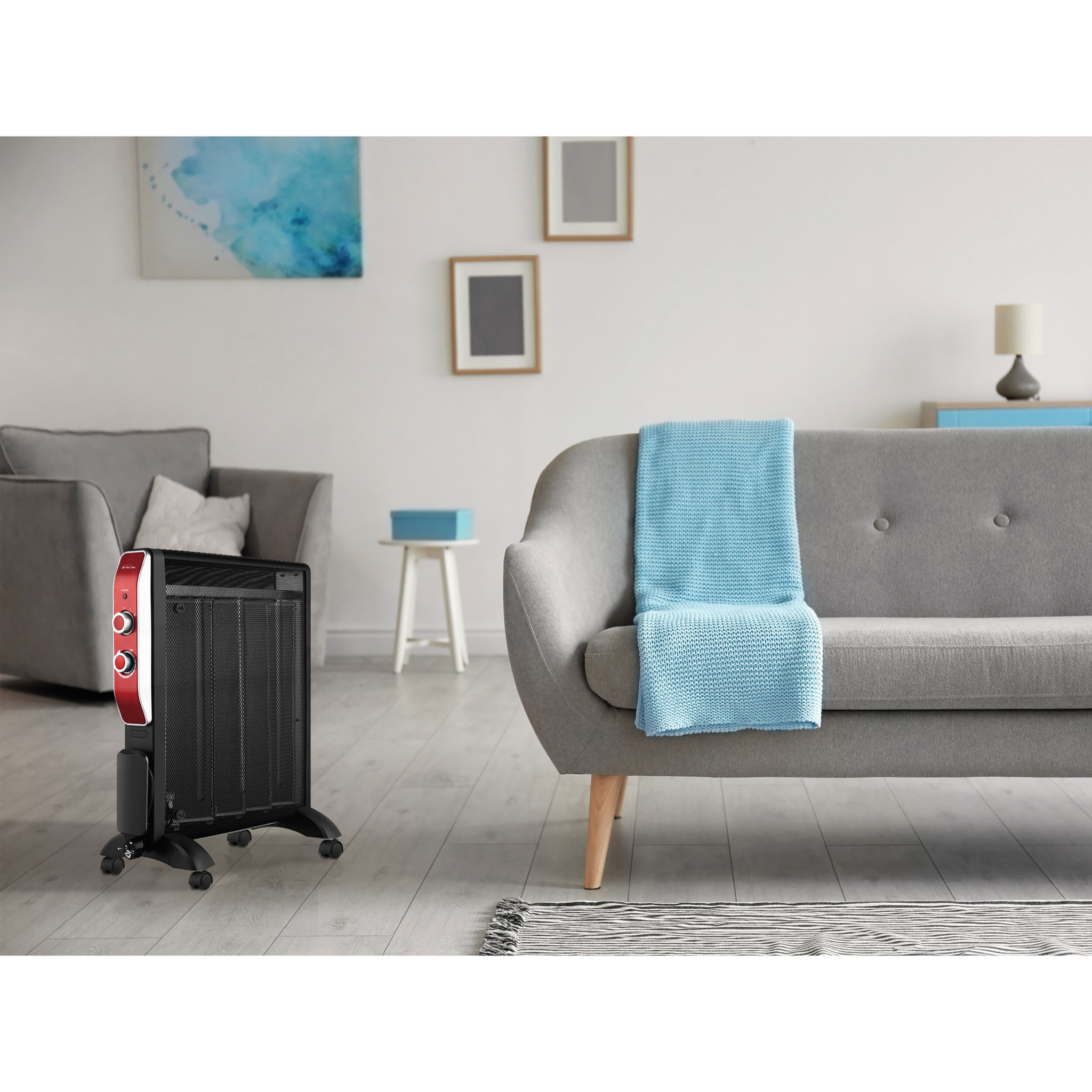 Radiateur électrique Mica faible consommation et thermostat 2000   W