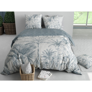 Parure Housse De Couette 3pcs 100% Coton 57 Fils SIERRA