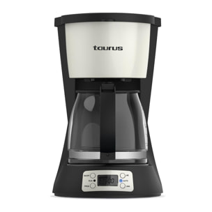 Taurus - Cafetera de goteo Vintage Digital Cream 1000 W