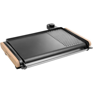 Plancha électrique LAGRANGE 229012 bois clair à poser, 43x28 cm