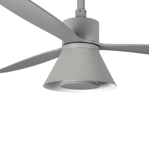 AMELIA L CONE LED ventilatore da soffitto grigio