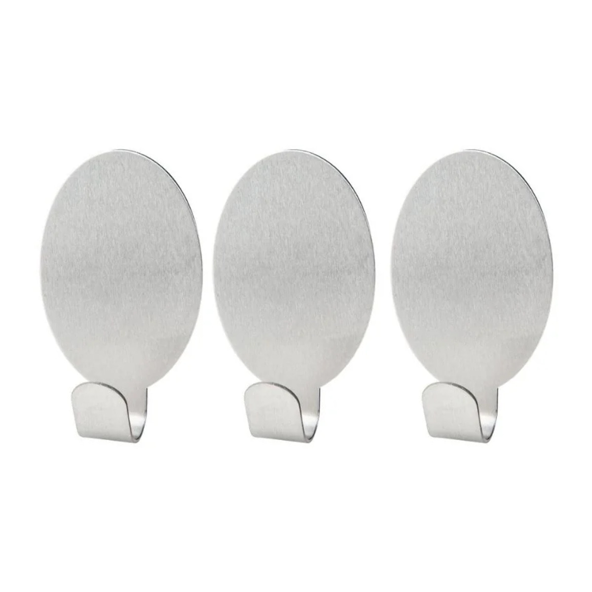 Lot de 3 crochets adhésifs universels ovales Fackelmann Tecno