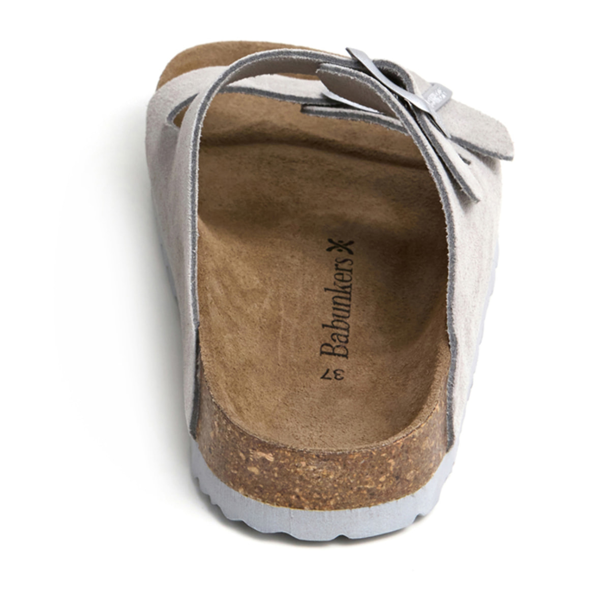 SANDALIA BABUNKERS GRIS