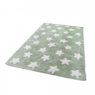 Tapis enfant fait à la main en coton BIO BAVA BIO