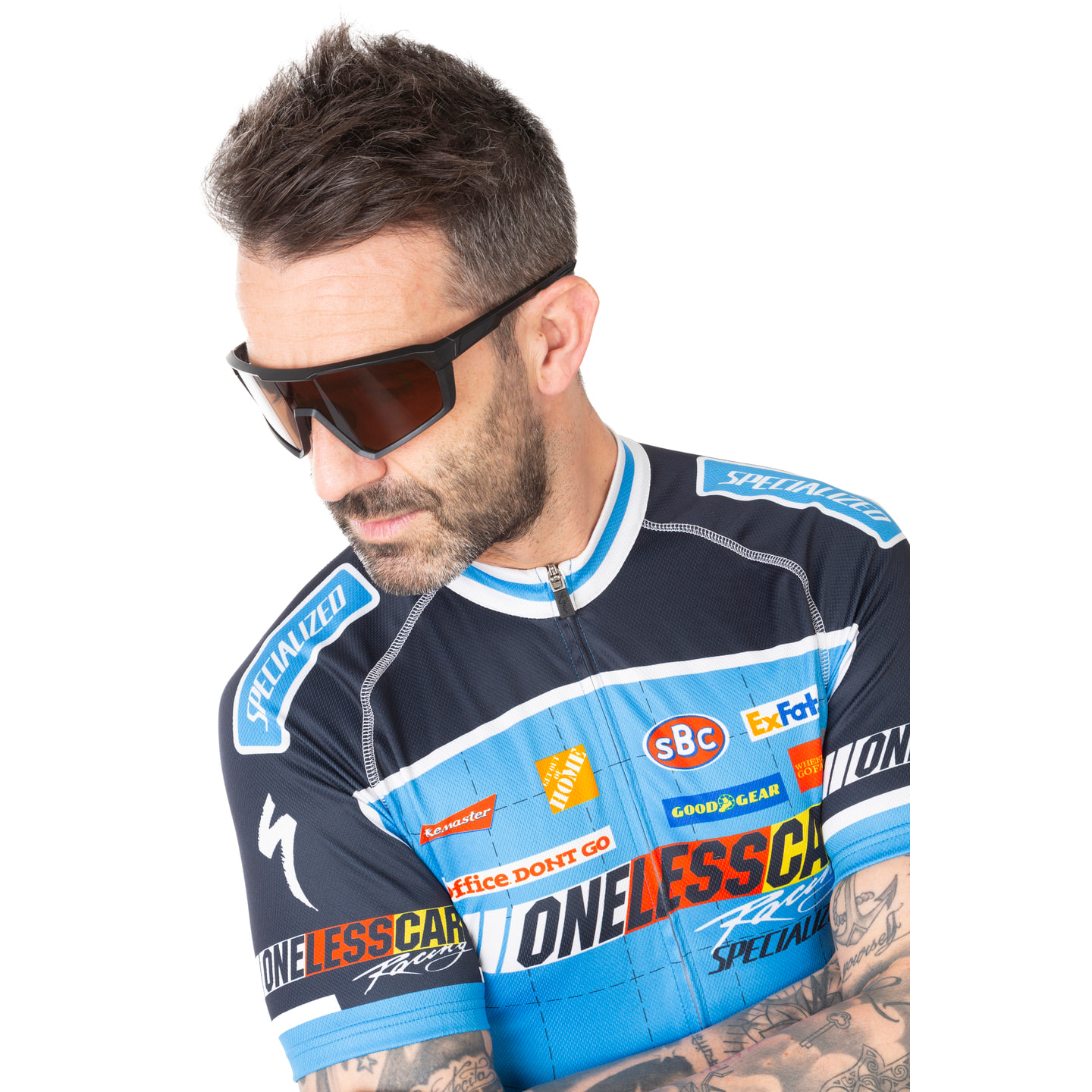 Gafas de ciclismo OCEAN COURSE - Negro mate / Ahumada