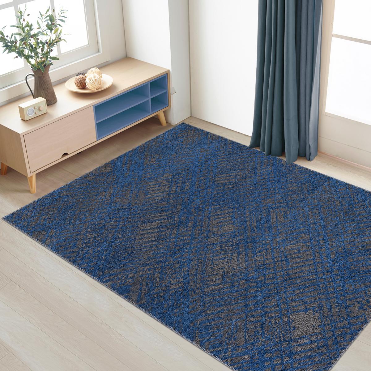 Tapis kilim Piro tissé en relief aspect 3D
